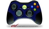XBOX 360 Wireless Controller Decal Style Skin - Carbon Fiber Blue (CONTROLLER NOT INCLUDED)
