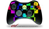 XBOX 360 Wireless Controller Decal Style Skin - Rainbow Checkerboard (CONTROLLER NOT INCLUDED)