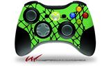 XBOX 360 Wireless Controller Decal Style Skin - Ripped Fishnets Green (CONTROLLER NOT INCLUDED)