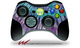 XBOX 360 Wireless Controller Decal Style Skin - Tie Dye Purple Stripes (CONTROLLER NOT INCLUDED)