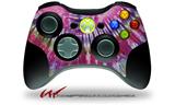XBOX 360 Wireless Controller Decal Style Skin - Tie Dye Red Stripes (CONTROLLER NOT INCLUDED)