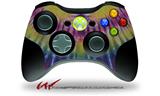 XBOX 360 Wireless Controller Decal Style Skin - Tie Dye Pink and Yellow Stripes (CONTROLLER NOT INCLUDED)