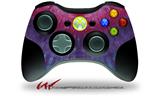 XBOX 360 Wireless Controller Decal Style Skin - Tie Dye Pink and Purple Stripes (CONTROLLER NOT INCLUDED)