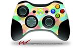 XBOX 360 Wireless Controller Decal Style Skin - Brushed Cirlces Multi Light (CONTROLLER NOT INCLUDED)