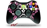 XBOX 360 Wireless Controller Decal Style Skin - Pink Bow Skull (CONTROLLER NOT INCLUDED)