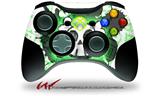 XBOX 360 Wireless Controller Decal Style Skin - Cartoon Skull Green (CONTROLLER NOT INCLUDED)
