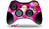 XBOX 360 Wireless Controller Decal Style Skin - Bokeh Squared Hot Pink (CONTROLLER NOT INCLUDED)