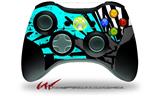 XBOX 360 Wireless Controller Decal Style Skin - Baja 0040 Neon Teal (CONTROLLER NOT INCLUDED)