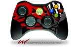 XBOX 360 Wireless Controller Decal Style Skin - Baja 0040 Red (CONTROLLER NOT INCLUDED)