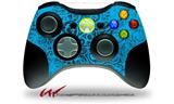 XBOX 360 Wireless Controller Decal Style Skin - Folder Doodles Blue Medium (CONTROLLER NOT INCLUDED)