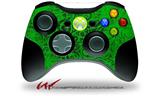 XBOX 360 Wireless Controller Decal Style Skin - Folder Doodles Green (CONTROLLER NOT INCLUDED)
