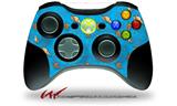 XBOX 360 Wireless Controller Decal Style Skin - Sea Shells 02 Blue Medium (CONTROLLER NOT INCLUDED)