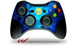 XBOX 360 Wireless Controller Decal Style Skin - Cubic Shards Blue (CONTROLLER NOT INCLUDED)