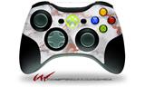 XBOX 360 Wireless Controller Decal Style Skin - Rose Gold Gilded Grey Marble (CONTROLLER NOT INCLUDED)
