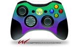 XBOX 360 Wireless Controller Decal Style Skin - Faded Dots Purple Green (CONTROLLER NOT INCLUDED)