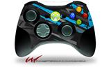 XBOX 360 Wireless Controller Decal Style Skin - Baja 0014 Blue Medium (CONTROLLER NOT INCLUDED)