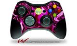 Decal Skin compatible with XBOX 360 Wireless Controller Liquid Metal Chrome Hot Pink Fuchsia (CONTROLLER NOT INCLUDED)