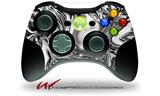 Decal Skin compatible with XBOX 360 Wireless Controller Liquid Metal Chrome (CONTROLLER NOT INCLUDED)