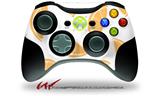 Decal Skin compatible with XBOX 360 Wireless Controller Oranges (CONTROLLER NOT INCLUDED)