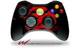 XBOX 360 Wireless Controller Decal Style Skin - Oriental Dragon Red on Black (CONTROLLER NOT INCLUDED)