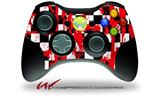 XBOX 360 Wireless Controller Decal Style Skin - Checkerboard Splatter (CONTROLLER NOT INCLUDED)