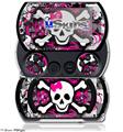 Splatter Girly Skull - Decal Style Skins (fits Sony PSPgo)