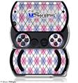 Argyle Pink and Blue - Decal Style Skins (fits Sony PSPgo)