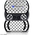Kearas Daisies Black on White - Decal Style Skins (fits Sony PSPgo)