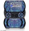 Tie Dye Blue Shale - Decal Style Skins (fits Sony PSPgo)