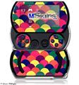 Brushed Cirlces Multi Dark - Decal Style Skins (fits Sony PSPgo)