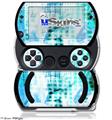 Electro Graffiti Blue - Decal Style Skins (fits Sony PSPgo)