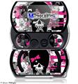 Scene Kid Girl Skull - Decal Style Skins (fits Sony PSPgo)