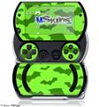 Deathrock Bats Green - Decal Style Skins (fits Sony PSPgo)