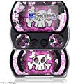 Cartoon Skull Pink - Decal Style Skins (fits Sony PSPgo)