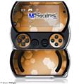 Bokeh Hex Orange - Decal Style Skins (fits Sony PSPgo)