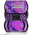 Painting Purple Splash - Decal Style Skins (fits Sony PSPgo)