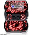 Electrify Red - Decal Style Skins (fits Sony PSPgo)