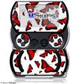 Butterflies Red - Decal Style Skins (fits Sony PSPgo)