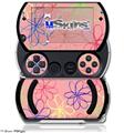 Kearas Flowers on Pink - Decal Style Skins (fits Sony PSPgo)