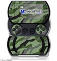 Camouflage Green - Decal Style Skins (fits Sony PSPgo)