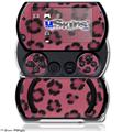 Leopard Skin Pink - Decal Style Skins (fits Sony PSPgo)