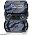 Camouflage Blue - Decal Style Skins (fits Sony PSPgo)