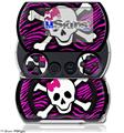 Pink Zebra Skull - Decal Style Skins (fits Sony PSPgo)