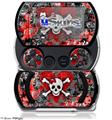 Emo Skull Bones - Decal Style Skins (fits Sony PSPgo)