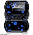 Lots of Dots Blue on Black - Decal Style Skins (fits Sony PSPgo)