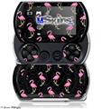 Flamingos on Black - Decal Style Skins (fits Sony PSPgo)
