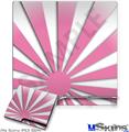 Decal Skin compatible with Sony PS3 Slim Rising Sun Japanese Pink