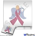 Decal Skin compatible with Sony PS3 Slim Angel Ribbon Hope