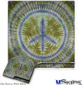 Decal Skin compatible with Sony PS3 Slim Tie Dye Peace Sign 102