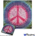 Decal Skin compatible with Sony PS3 Slim Tie Dye Peace Sign 108